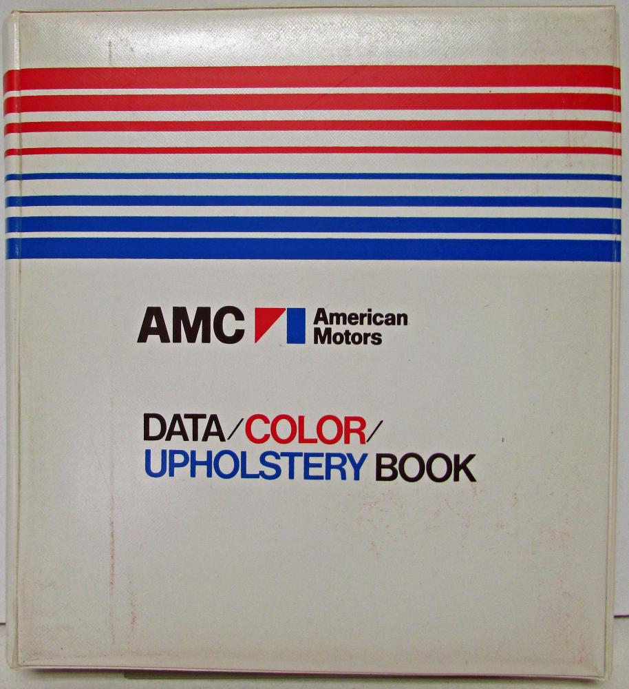 Amc Data Color Upholstery Manual Gremlin Hornet Javelin Matador