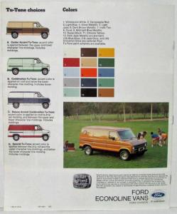 Ford Econoline Cheateau Custom Standard Van E Series Truck Sale