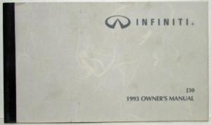 1993 Infiniti J30 Owners Manual