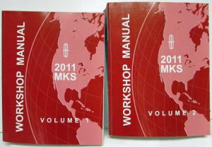 2011 Lincoln MKS Service Shop Repair Manual Set Vol 1 & 2