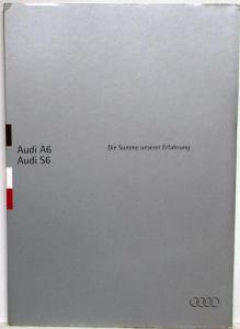 1994-1995 Audi A6 S6 Sedan and Wagon Prestige Sales Brochure - German Text