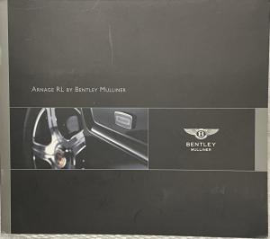 2002 Bentley Arnage RL by Mulliner Sales Brochure