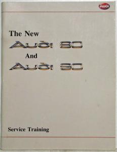 1988 Audi New 80 and 90 Service Training Information