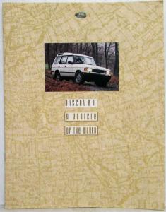 1995 Land Rover Discovery Sales Brochure