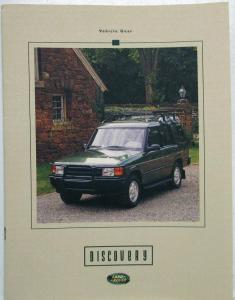1994-1995 Land Rover Discovery Vehicle Gear Sales Brochure 9/94