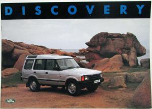 1992 Land Rover Discovery Sales Brochure