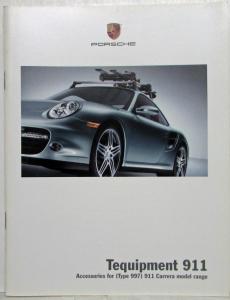 2006 Porsche 911 Carrera Type 997 Models Tequipment Accessories Sales Brochure