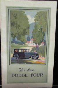 1928 Dodge Brothers Dealer Sales Brochure The New Dodge Four