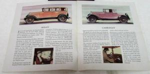 1928 Dodge Brothers Dealer Sales Brochure The New Dodge Four