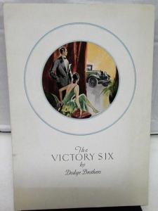 1928 Dodge Brothers Dealer Sales Brochure The Victory Six Models