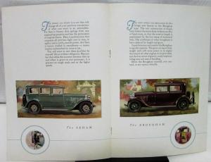 1928 Dodge Brothers Dealer Sales Brochure The Victory Six Models