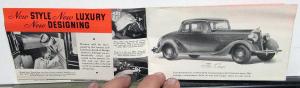 1934 Dodge Dealer Pocket Sales Brochure The New Bigger Dodge Sedan Coupe