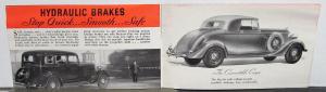 1934 Dodge Dealer Pocket Sales Brochure The New Bigger Dodge Sedan Coupe