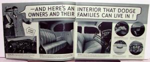 1935 Dodge Dealer Sales Brochure Candid Camera Shots Greentone Sedan Coupe