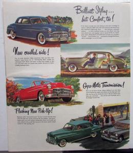 1949 Dodge Dealer Color Sales Brochure Folder Large Full Line Original