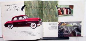 1951 Dodge Dealer Color Sales Brochure Coronet Meadowbrook Original