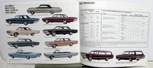 1965 Dodge Dealer Color Sales Brochure Full Line Dart Coronet Polara Custom 880