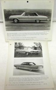 1966 Dodge 8 X 10 Press Photos Polara Models Original