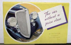 1934 Ford Dealer Color Brochure Folder New Ford Bodies