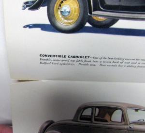 1934 Ford Dealer Color Brochure Folder New Ford Bodies