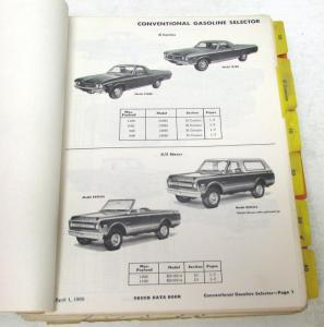 Original 1969 Chevrolet Truck Data Book Features Specs El Camino Pickup HD Van