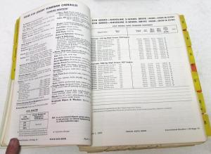 Original 1969 Chevrolet Truck Data Book Features Specs El Camino Pickup HD Van