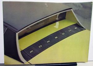 1974 Porsche 914 Dealer Prestige Color Sales Brochure Technical Data Original