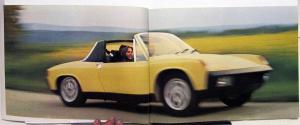 1974 Porsche 914 Dealer Prestige Color Sales Brochure Technical Data Original