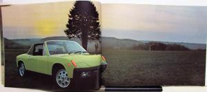 1974 Porsche 914 Dealer Prestige Color Sales Brochure Technical Data Original