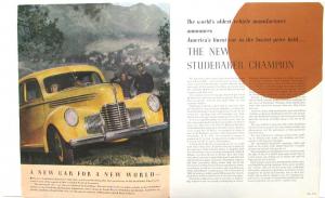 1939 Studebaker Wheel Magazine May Issue Sales Brochure Original