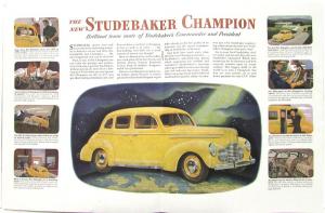 1939 Studebaker Wheel Magazine May Issue Sales Brochure Original