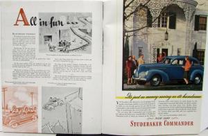 1940 Studebaker Wheel Magazine Februay Issue Sales Brochure Original