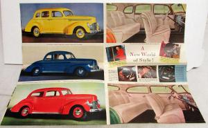 1939 Studebaker Champion Sedan Coupe Custom Color Sales Brochure Original