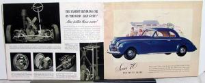 1940 Oldsmobile Series 60 70 90 Original Color Sales Brochure