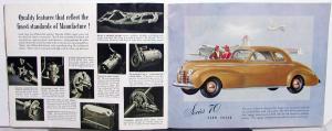 1940 Oldsmobile Series 60 70 90 Original Color Sales Brochure