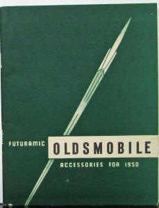 1950 Oldsmobile Accessories Sales Brochure Booklet