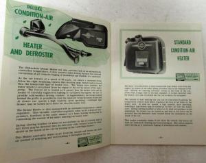 1950 Oldsmobile Accessories Sales Brochure Booklet