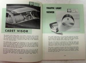 1950 Oldsmobile Accessories Sales Brochure Booklet