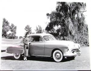 1950 Oldsmobile 76 Club Coupe Set of 5 BW Glossy Photos