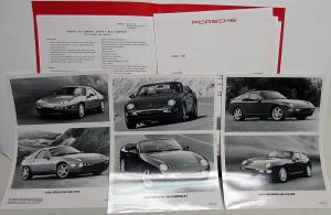 1993 Porsche 911 Carrera 2 Roadster RS 968 928 Press Kit Media Release Original