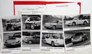 1993 Porsche 911 Carrera 2 Roadster RS 968 928 Press Kit Media Release Original