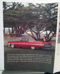 1964 Cadillac Dealer Sales Mailer Brochure Pleasure And Value Comfort Control