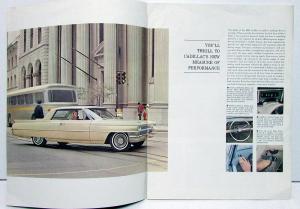 1964 Cadillac Sales Brochure Futurama New York Worlds Fair GM Display Handout