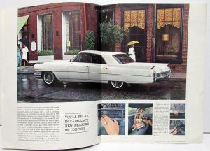 1964 Cadillac Sales Brochure Futurama New York Worlds Fair GM Display Handout