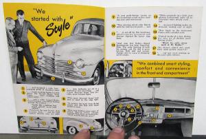 1946 Plymouth Sales Brochure Original 50 New Improvements