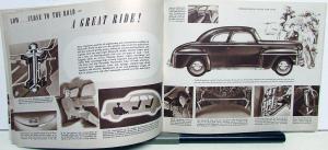 1942 Plymouth Special Deluxe and Deluxe Models Sales Brochure Original