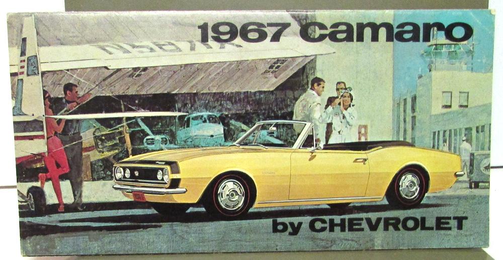 Original 1967 Chevrolet Camaro Dealer Brochure Rally Sport RS SS USA-1 Rare