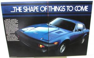 1977 Triumph TR7 Specs Features British Leyland Original Sales Brochure Rare