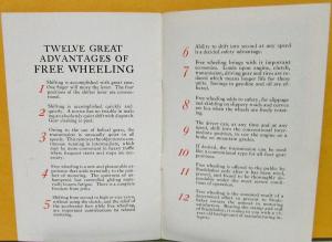 1930 Studebaker Free Wheeling President Commander 8 Sales Brochure Original