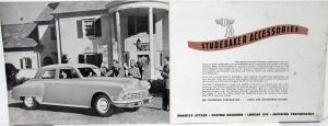 1947 Studebaker Motoring Accessories  Sales Brochure Catalog Original